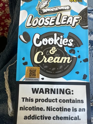 Customer photo review of LooseLeaf X Cookies 2 Pack Wraps (40 Count)