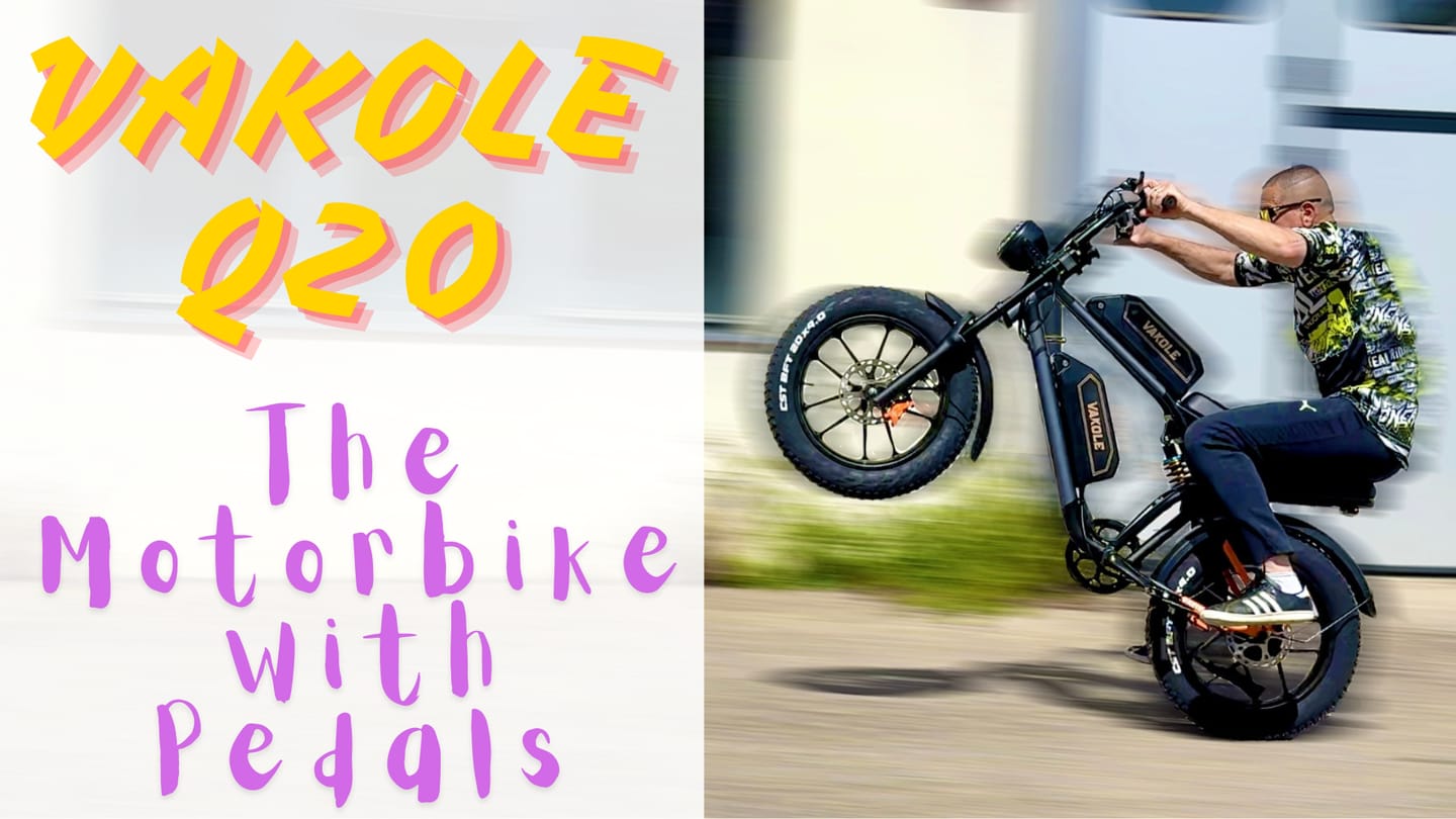 Customer photo review of Vakole Q20 750W 20" Fat Bike Full Suspension E-Mountain Bike with 20Ah*2 Dual Samsung Batteries E-MTB