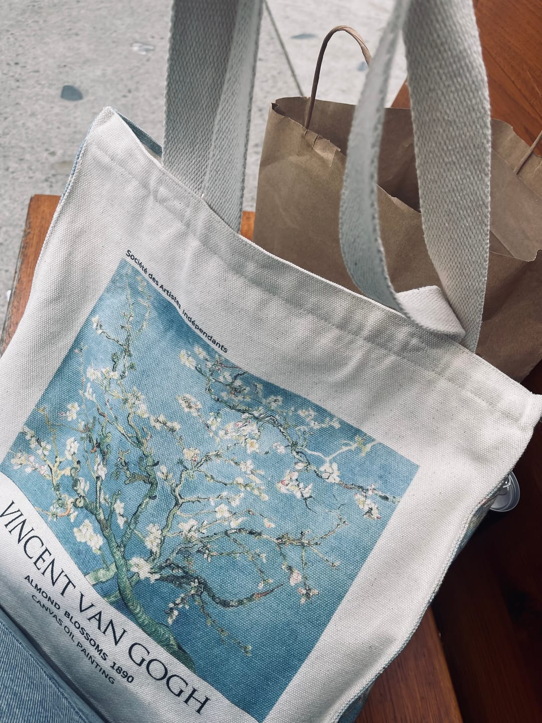 Customer photo review of Van Gogh "Almond Blossom"  - Tote Bag