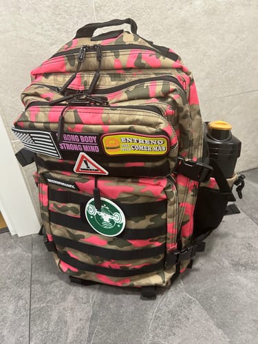 Customer photo review of Mochila Táctica V1 45L Rosa Camuflaje