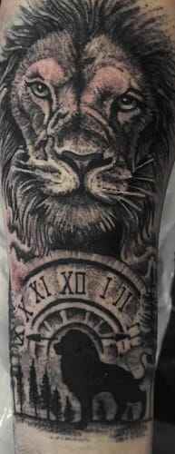 Customer photo review of Painless Tattoo Numbing Cream