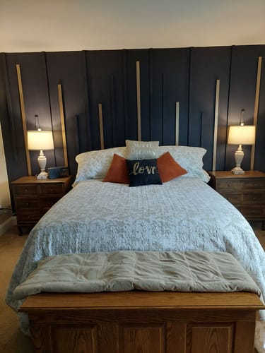 Customer photo review of Galatea 30'' Tall 3 - Drawer Nightstand With Charging Station