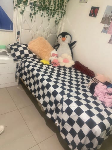 Customer photo review of Classic Monochrome Bedding Set