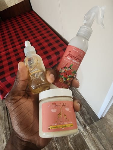 Rayneld L. review of NEW! Hair Transformation Bundle- Moisturizes, Detangles, Drastically softens and Grows! 3 Sizes image 1 out of 1