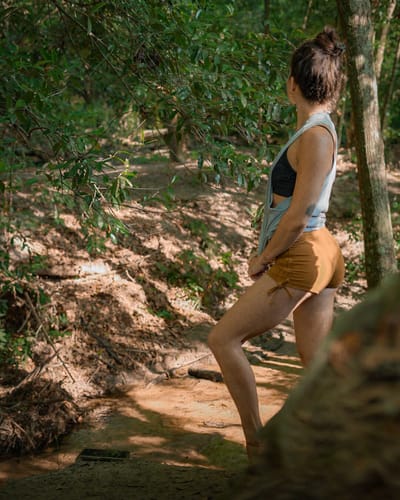 Customer photo review of Moonlit Shorts - Raw Earth