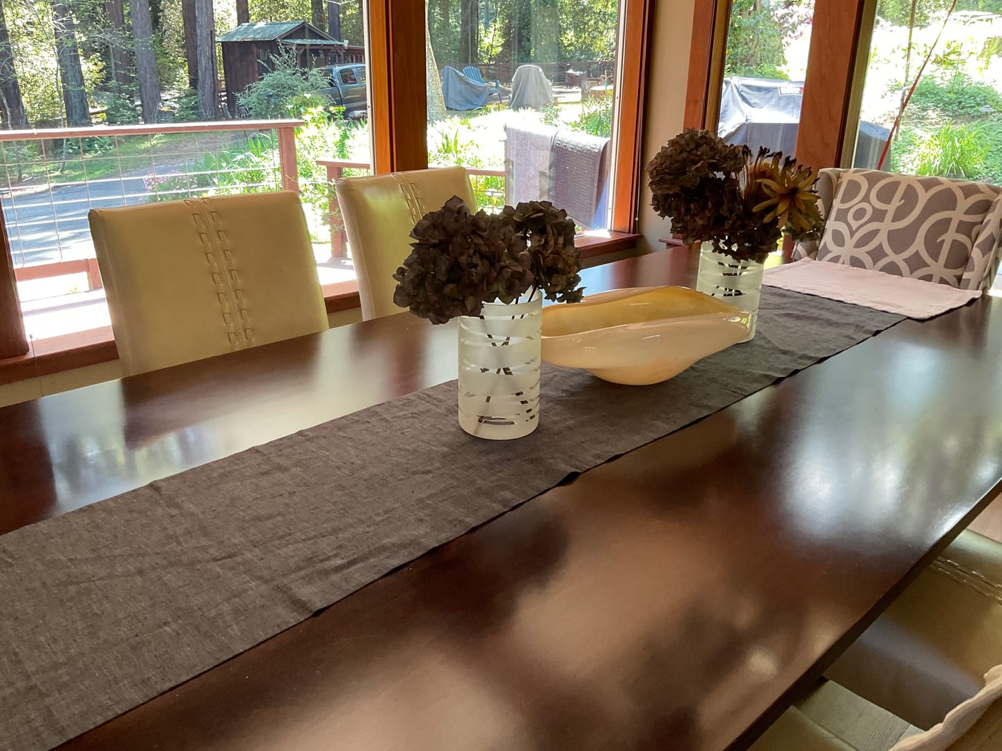 Customer photo review of Athena Table Runner