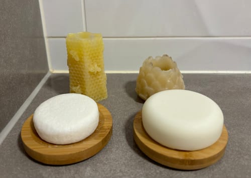 Rebecca R. review of Round Bamboo Bar Drainer Dish image 1 out of 1