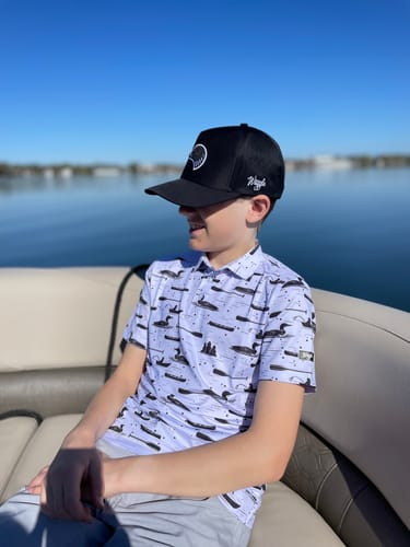Customer photo review of Loon Lake Boy's Polo