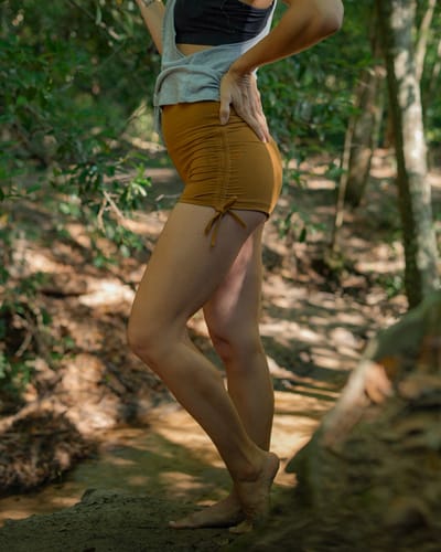 Customer photo review of Moonlit Shorts - Raw Earth