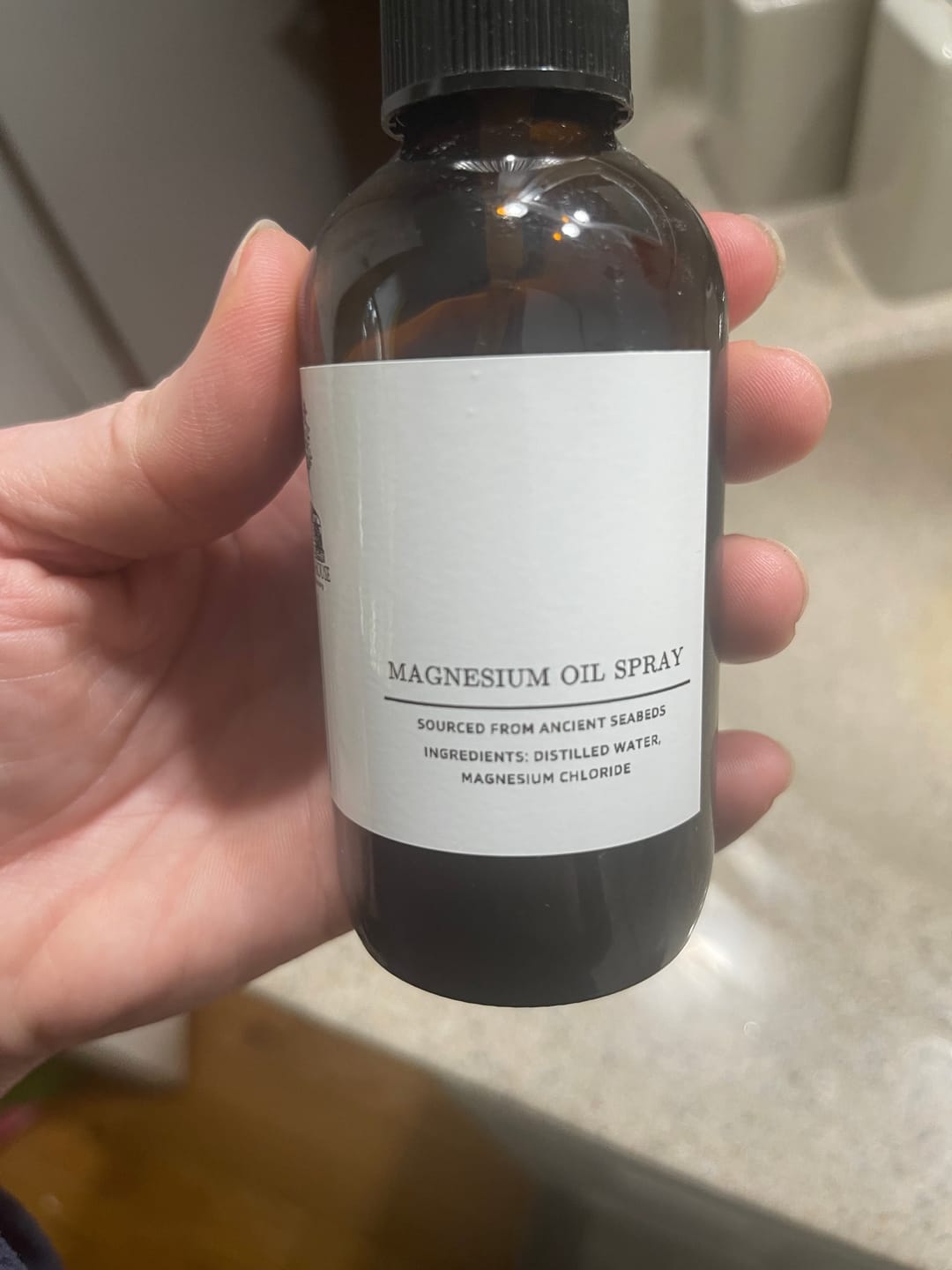 Customer photo review of Magnesium Oil Spray