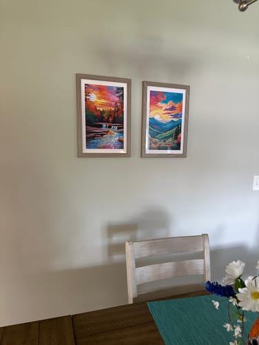 Customer photo review of Cuyahoga Valley National Park Commemorative Poster: A Pop Art Tribute