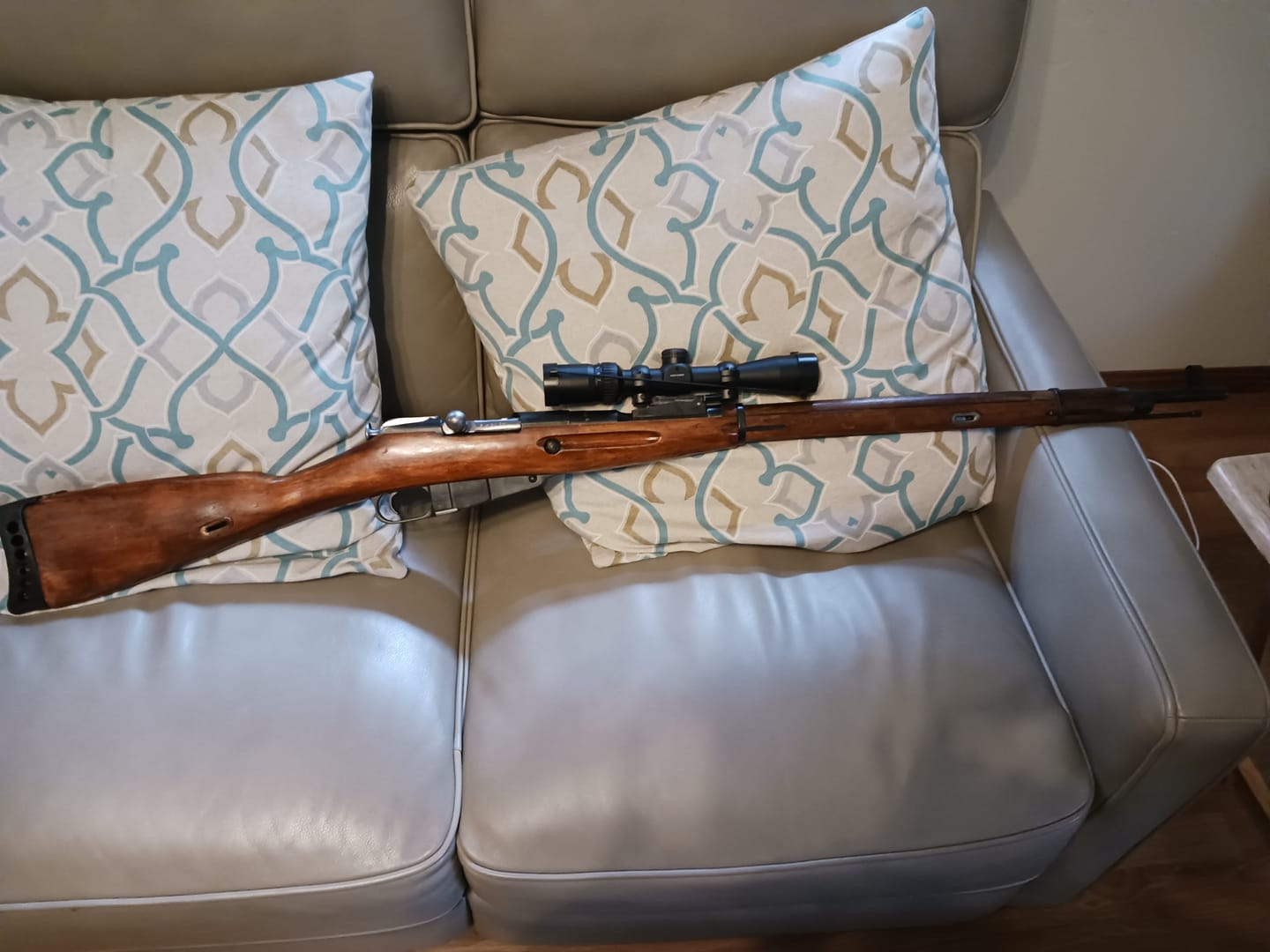 Customer photo review of No Drill Low-Profile Scout Mount for Mosin Nagant M9130,M44,M38,T53