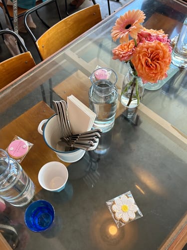 Customer photo review of Flower Detail Cookies