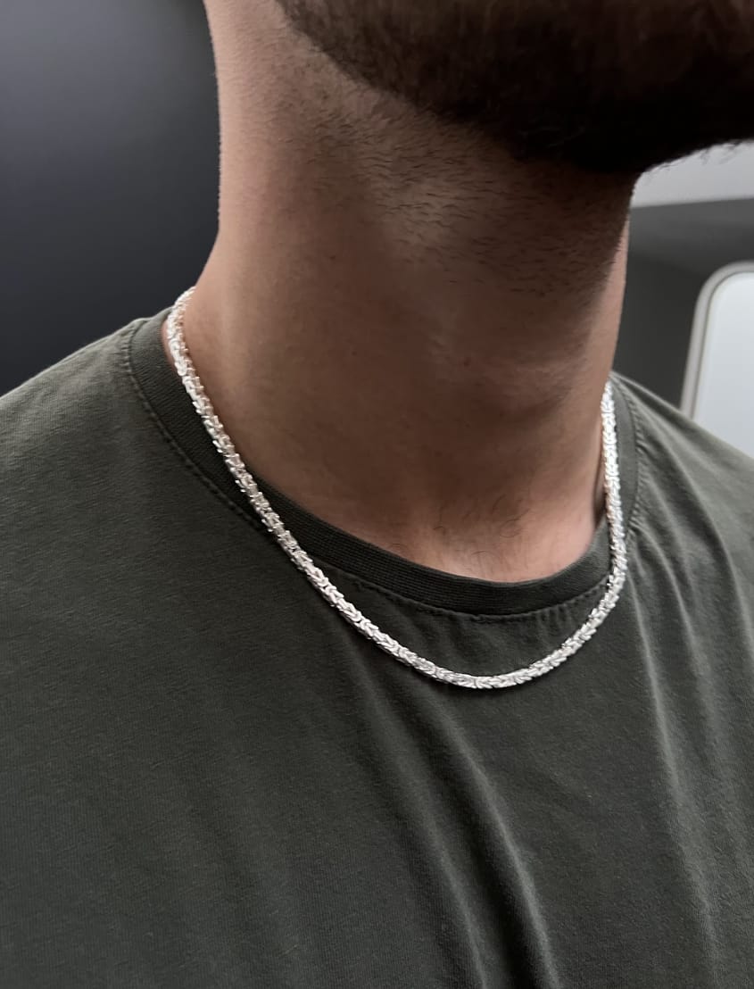 Customer photo review of Kejsarlänk Halsband 4.5mm - 925 Silver