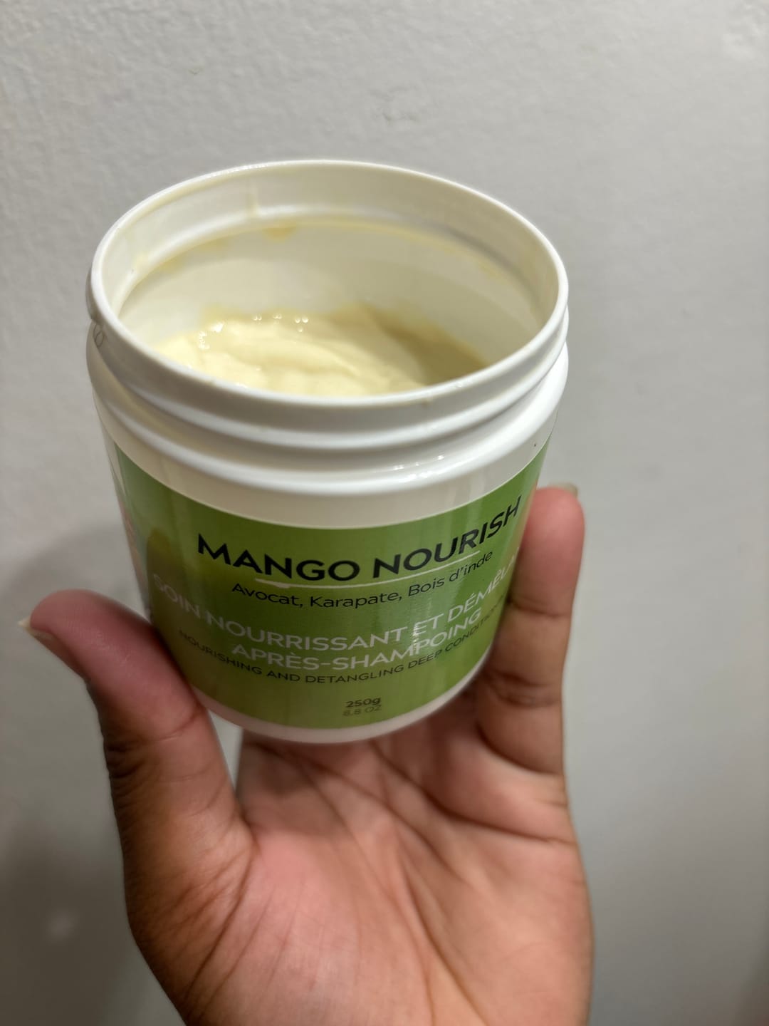 Customer photo review of Soin nourrissant et démêlant après-shampoing - NOURISH
