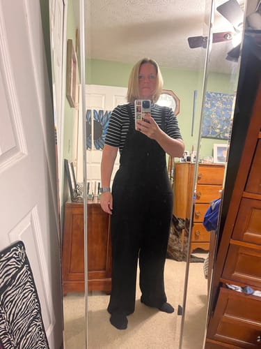 Customer photo review of Front Pocket Tank Jumpsuit