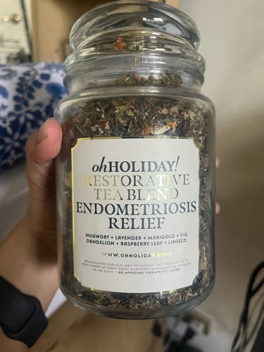 Customer photo review of Endometriosis Relief Tea Blend