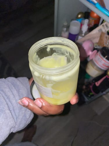 Customer photo review of Maximum Hair Growth Moisturizer