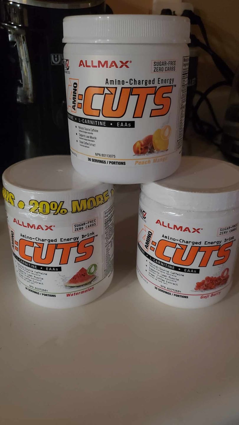 Customer photo review of Allmax - A-CUTS 210g-252g