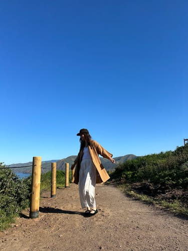 Customer photo review of BROOKLYN KIMONO | SQUARE DOT