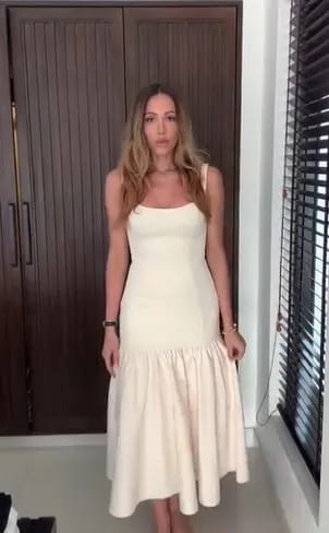 Customer photo review of Drop Waist Dress