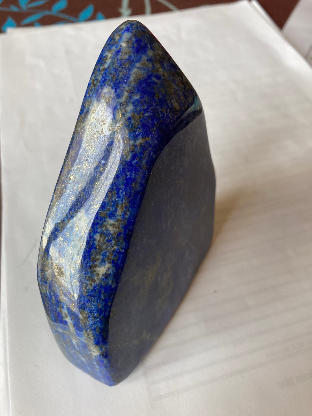 Customer photo review of Lapis Lazuli - Forme libre
