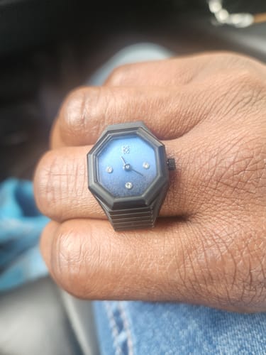 Customer photo review of Fresno Diamond Watch Ring