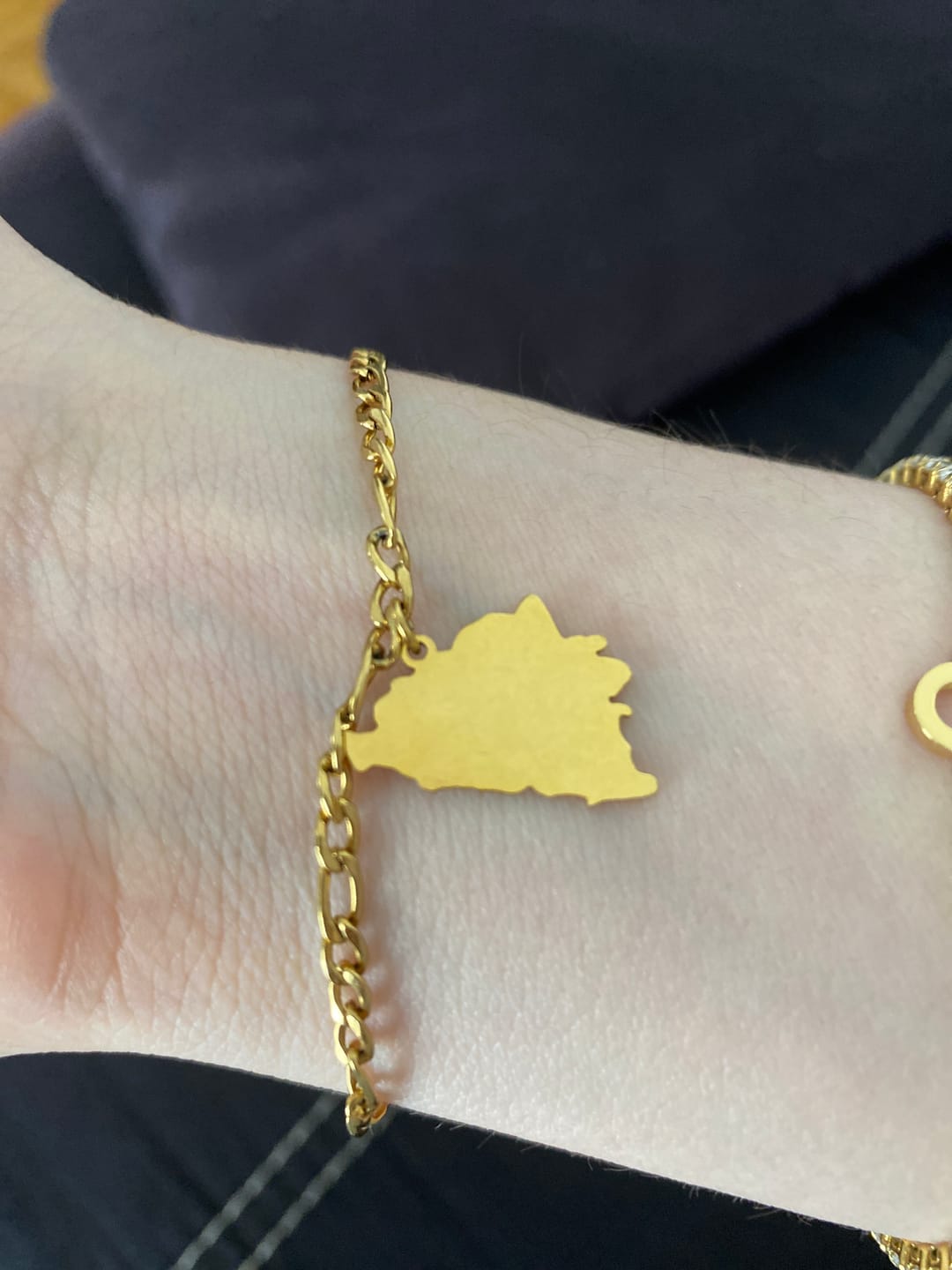 Customer photo review of Nations Armband | 18K vergoldet