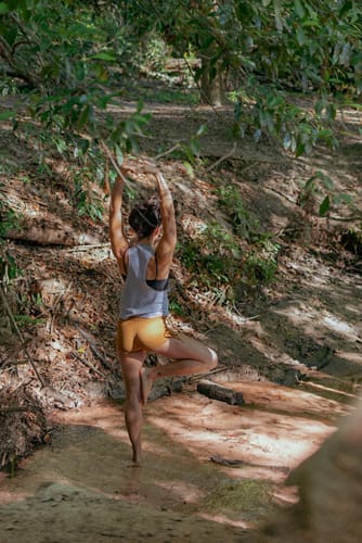 Customer photo review of Moonlit Shorts - Raw Earth
