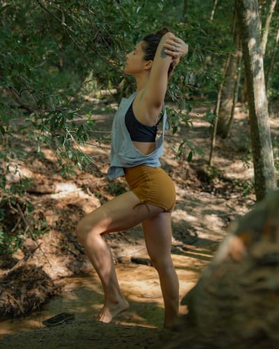 Customer photo review of Moonlit Shorts - Raw Earth
