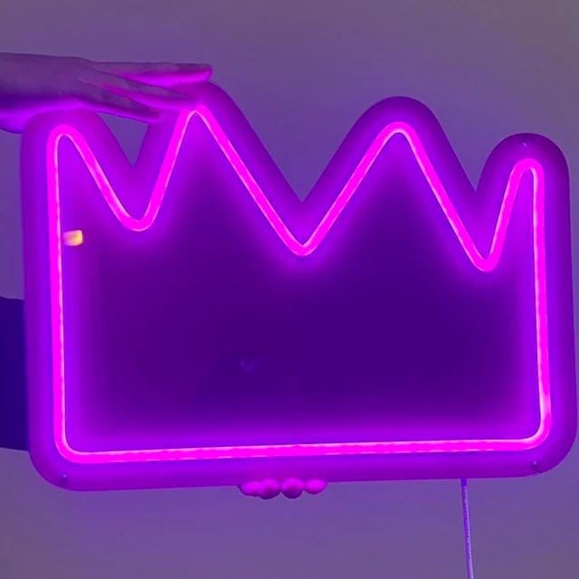 Customer photo review of PARTY HAT LED NEON SIGN