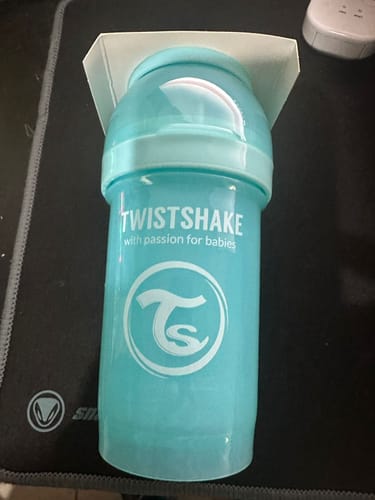 Customer photo review of Biberón Twistshake 180ml Anti-Cólicos Tetina Suave Natural