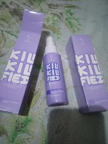 Customer photo review of KILI-KILI FIED Deodorant Spray By Sachzna