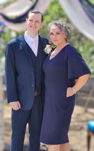 Customer photo review of Brigitte Brianna Milan Dress