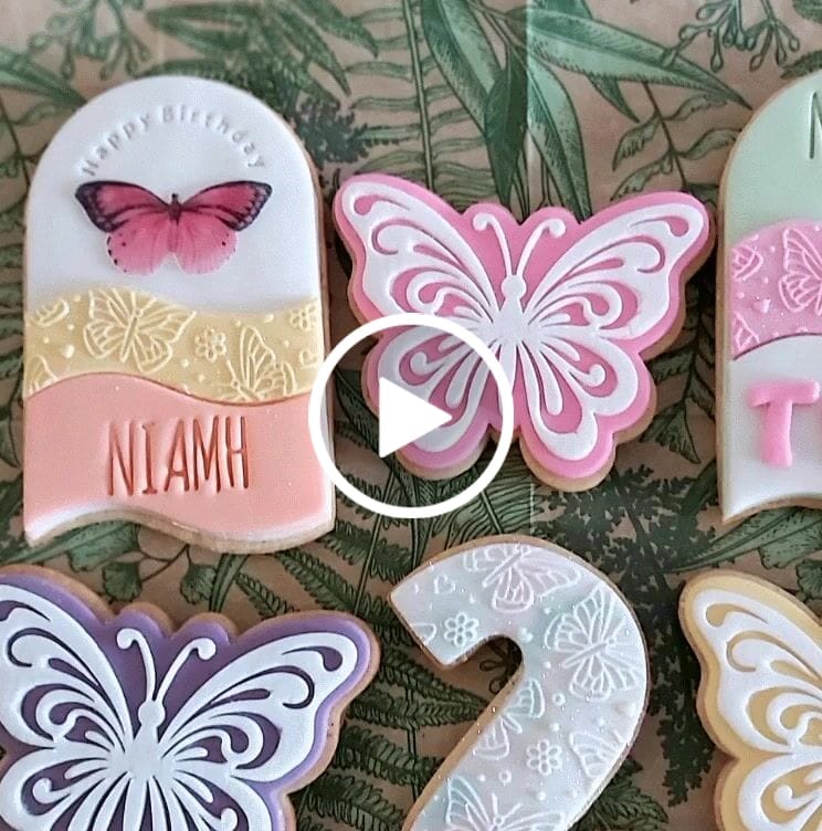 Customer video review of Rainbow Edible Wafer Butterflies - Medium - 32pcs