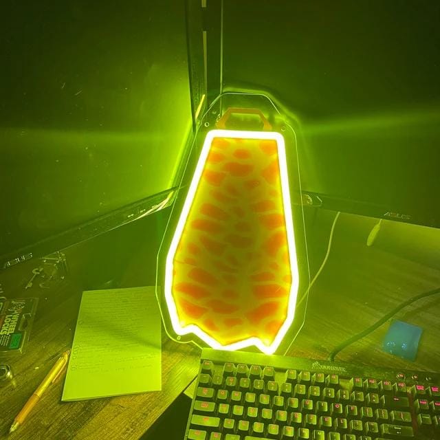 Customer photo review of FIRE CAPE LED NEON SIGN