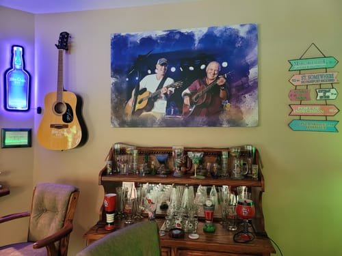 Customer photo review of Mega size Personalized photo Painting