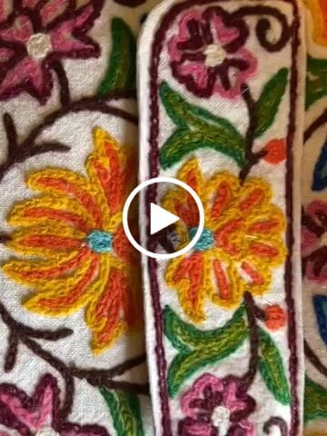 Customer video review of Premium Kashmiri Hand Embroidered Hand-Bag
