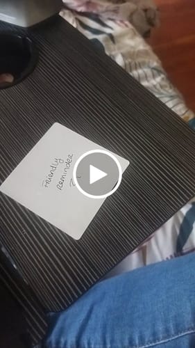 Customer video review of Reusable Sticky Notes