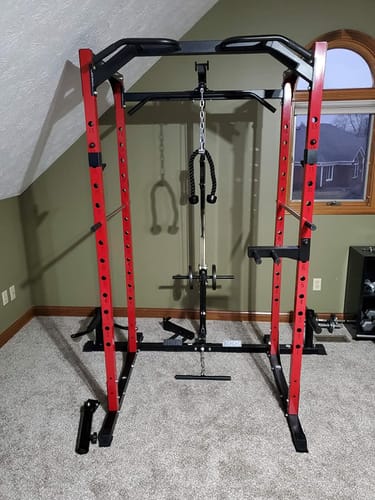 Customer photo review of F4 Power Rack with Lat Pull Down System
