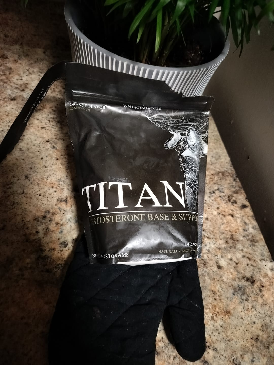 Customer photo review of TITAN - Natty Testosterone Base Blend