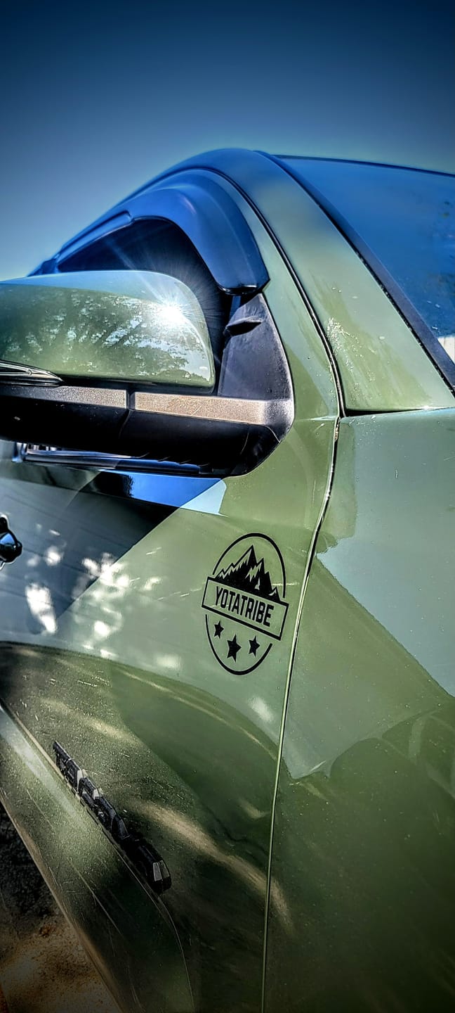 Customer photo review of 2016-2023 TACOMA SUPREME WINDOW DEFLECTORS
