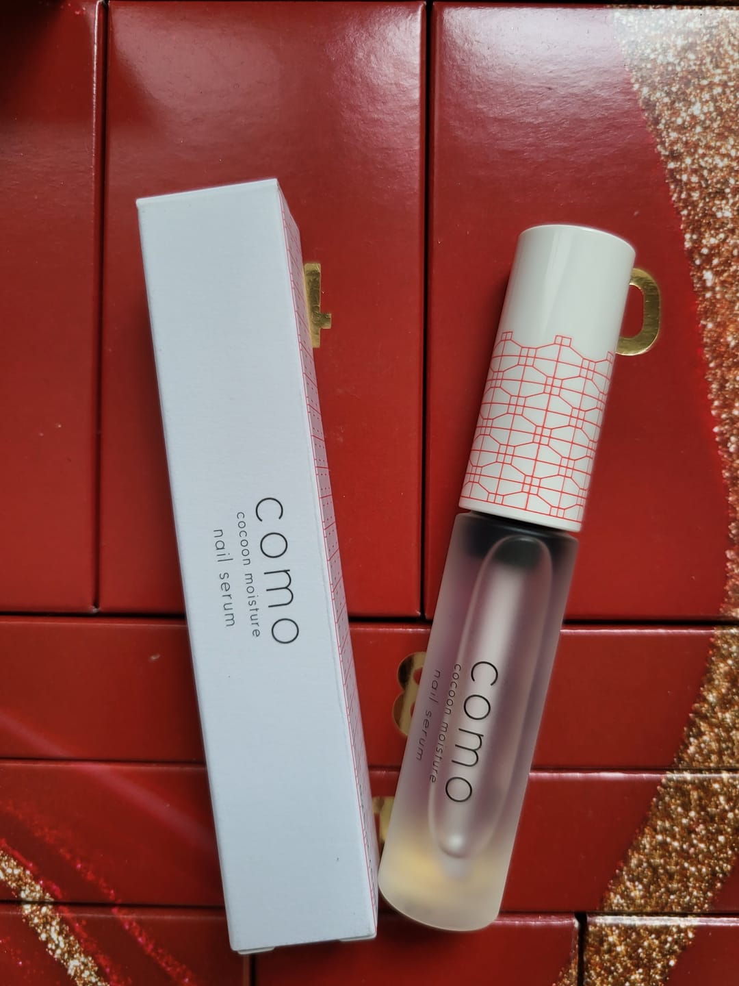 Customer photo review of COMOACE Cocoon Moisture Nail Serum