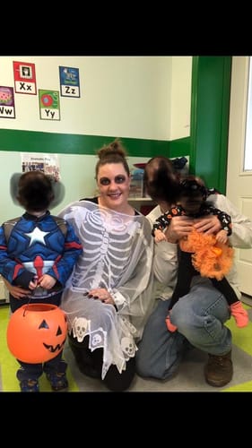 Customer photo review of Just Love Skulls Lace Poncho