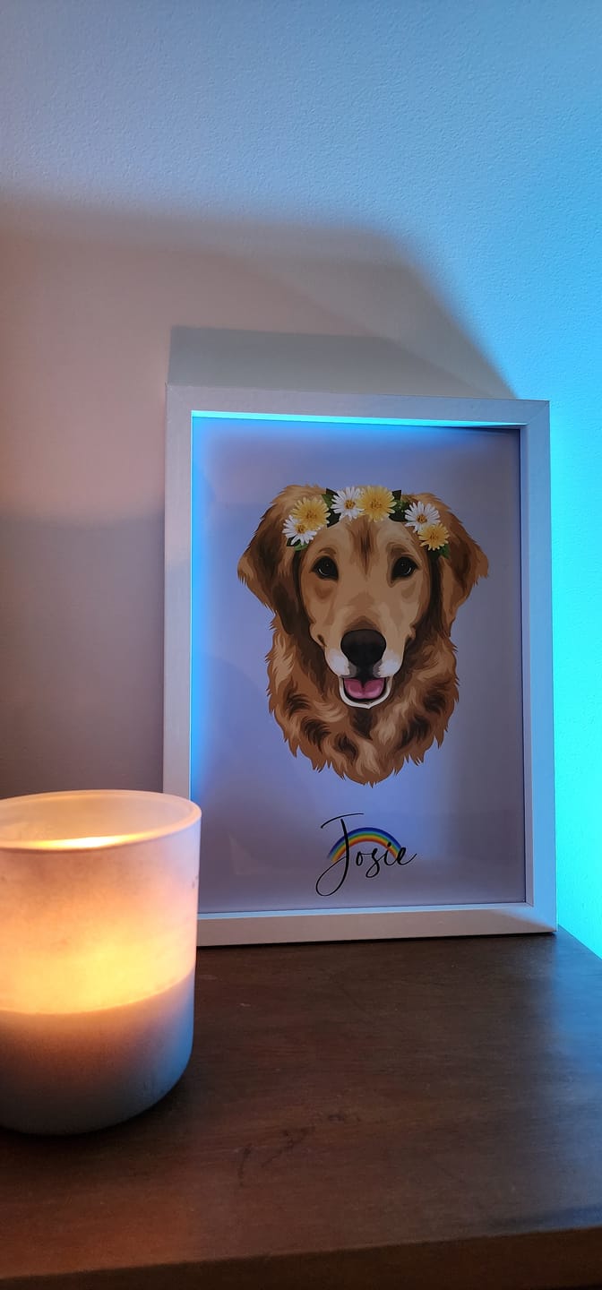 Customer photo review of Memorial Portrait