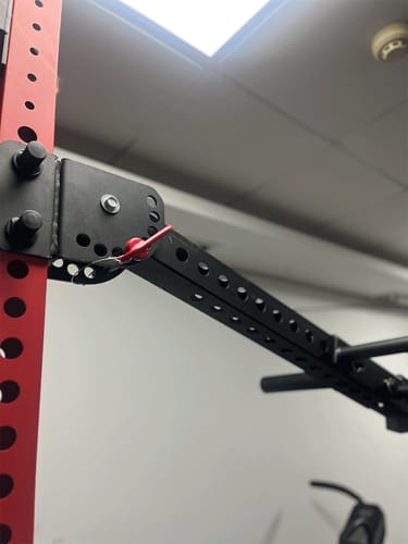 Customer photo review of P5 Four Post Power Rack Builder(3‘’×3‘’, 1" Holes, 90‘’H x 44‘’D)