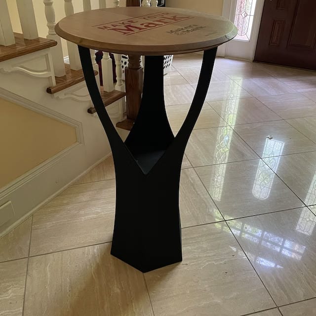 Customer photo review of Counter Table Legs 608 Namu 36H Modern Metal Design