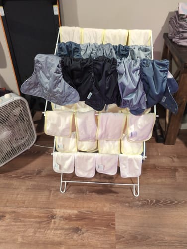 Customer photo review of New Parent Starter Bundles: Pocket Cloth Diapers with Athletic Wicking Jersey and More