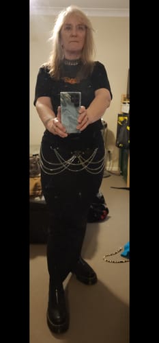 Customer photo review of Black Lace Choker