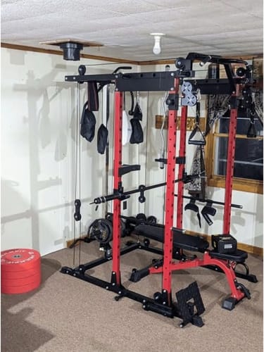 Customer photo review of K6-1.0 All-in-One Power Rack Functional Trainer